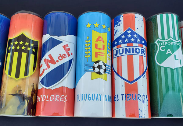 Custom Soccer Tumbler Design