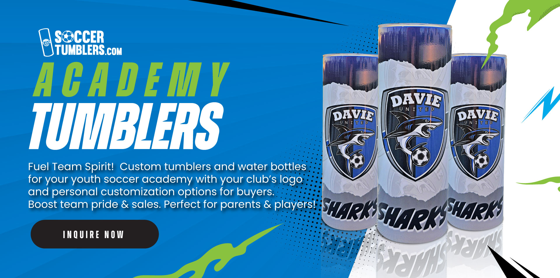 Custom Youth Academy Tumblers