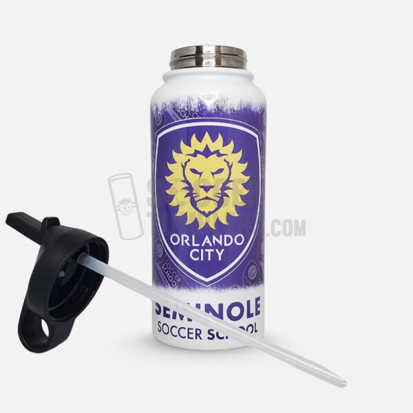 Orlando City Seminole Soccer School Water Bottle