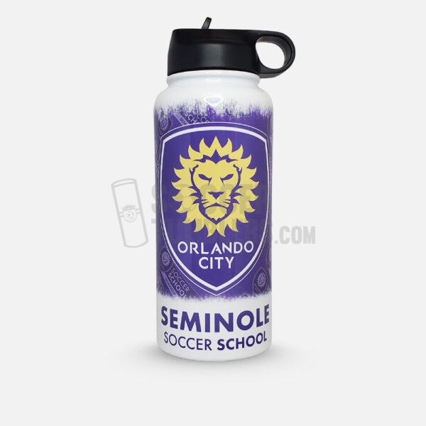 Orlando City Seminole Soccer School Water Bottle